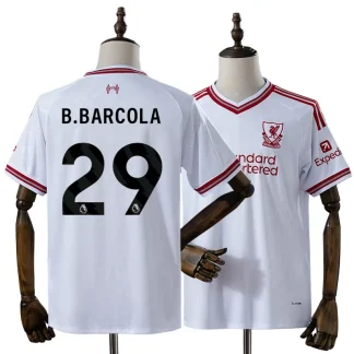 Liverpool Bortatröja 2026/27 Bradley Barcola 29 Herr Kortärmad Fotbollströja