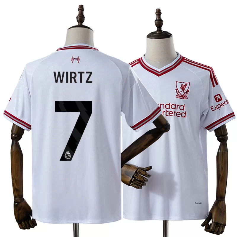 Liverpool Bortatröja 2026/27 Florian Wirtz 7 Herr Kortärmad Fotbollströja