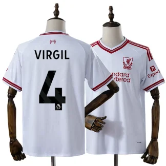 Liverpool Bortatröja 2026/27 Virgil van Dijk 4 Herr Kortärmad Fotbollströja