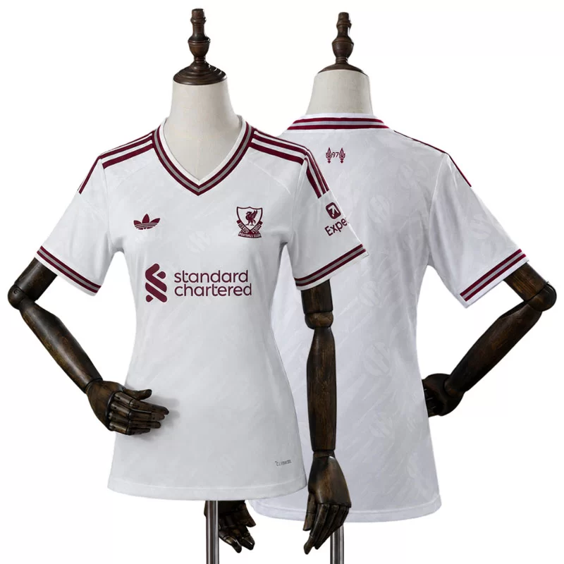 Liverpool FC Bortatröja 2026/27 Dam Fotbollströja Kortärmad