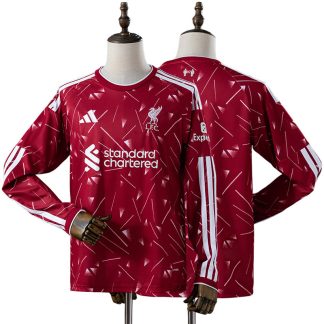 Liverpool FC Hemmatröja 2026/27 Långärmad Herr Fotbollströja