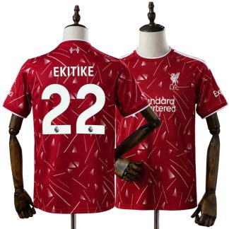 Liverpool Hemmatröja 2026/27 Hugo Ekitiké 22 Herr Kortärmad Fotbollströja