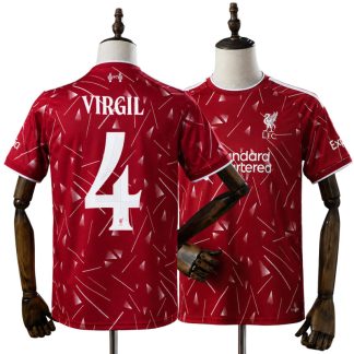 Liverpool Hemmatröja 2026/27 Virgil van Dijk 4 Herr Kortärmad Fotbollströja