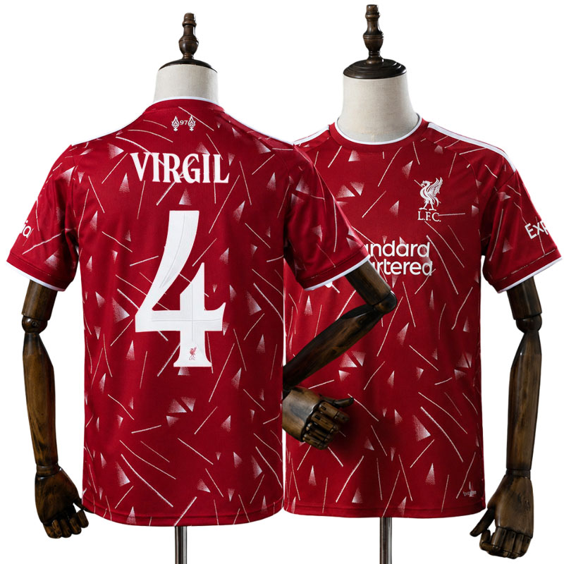 Liverpool Hemmatröja 2026/27 Virgil van Dijk 4 Herr Kortärmad Fotbollströja