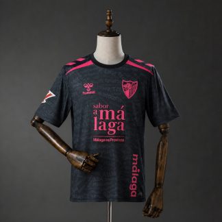 Málaga 2026/27 Tredjetröja Herr Svart Rosa Fotbollströja