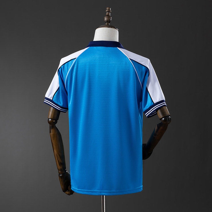 Manchester City 1999/01 Retro Hemmatröja Herr Ljusblå Fotbollströja