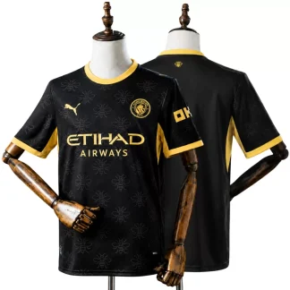 Manchester City 2026/27 Bortatröja Herr Svart Fotbollströja