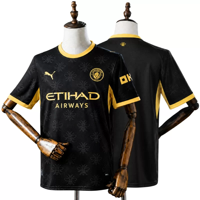 Manchester City 2026/27 Bortatröja Herr Svart Fotbollströja