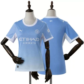Manchester City 2026/27 Hemmatröja Dam Blå Fotbollströja