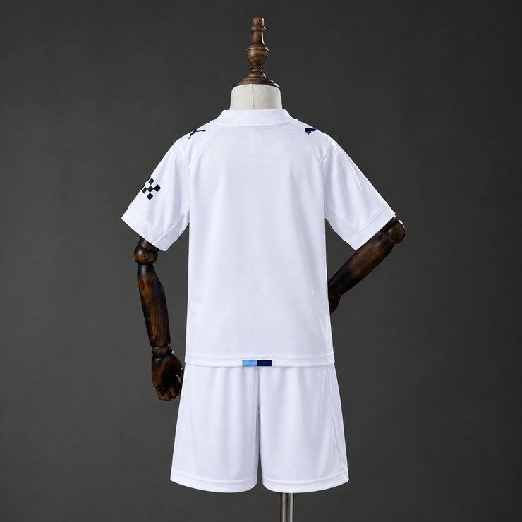 Manchester City 2026/27 Tredjeställ Barn Vit med Shorts