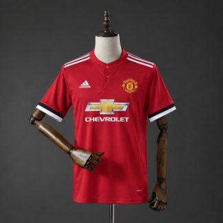 Manchester United 2016/17 Retro Hemmatröja Herr Röd Fotbollströja