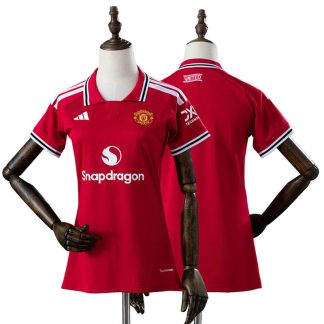 Manchester United 2026/27 Hemmatröja Dam Kortärmad Röd Fotbollströja
