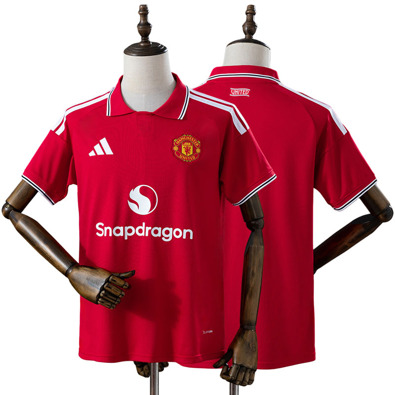 Manchester United 2026/27 Hemmatröja Herr Kortärmad Röd Fotbollströja