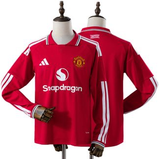 Manchester United 2026/27 Hemmatröja Herr Långärmad Röd Fotbollströja