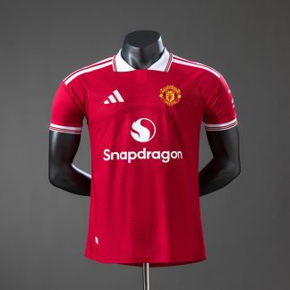 Manchester United 2026/27 Hemmatröja Herr Spelarversion Röd Fotbollströja
