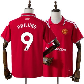 Manchester United 2026/27 Hemmatröja Rasmus Højlund 9 Herr Röd Fotbollströja