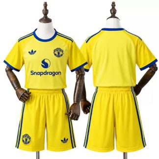 Manchester United 2026/27 Målvaktsställ Barn Gul med Shorts