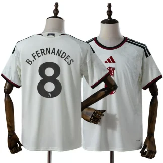 Manchester United 2026/27 Tredjetröja Bruno Fernandes 8 Herr Beige Fotbollströja
