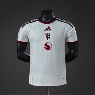 Manchester United 2026/27 Tredjetröja Herr Spelarversion Elfenbensvit Fotbollströja