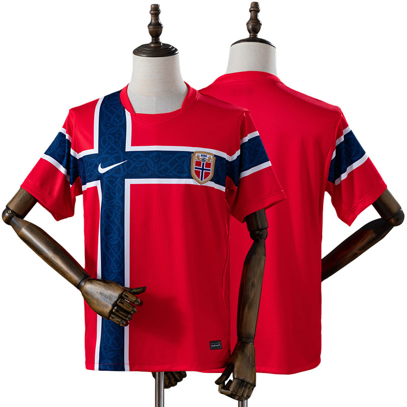 Norge VM 2026 Hemmatröja Herr Röd Fotbollströja