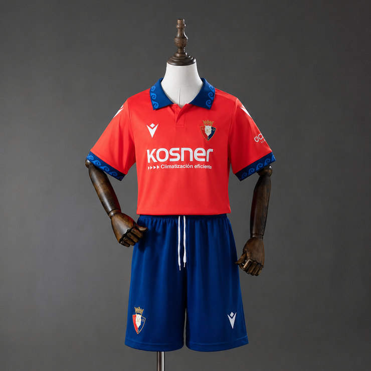 Osasuna 2026/27 Hemmaställ Barn Kortärmad med Shorts