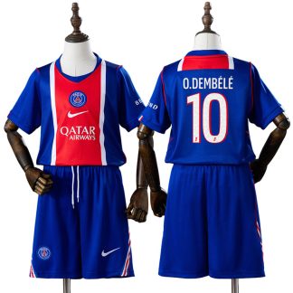 PSG Paris Saint-Germain 2026/27 Hemmaställ Ousmane Dembélé 10 Barn Fotbollströja med Shorts