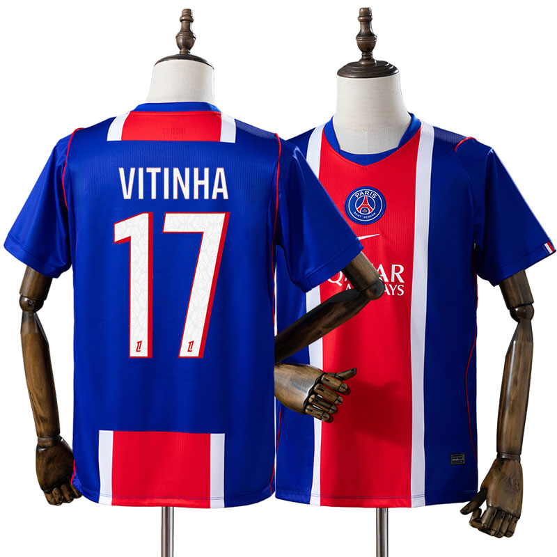 PSG Paris Saint-Germain 2026/27 Hemmatröja Vitinha 17 Herr Fotbollströja