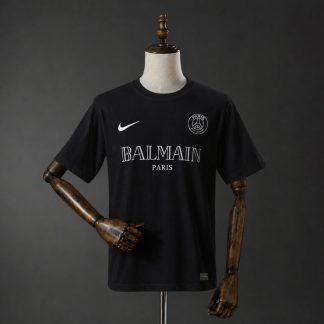 PSG x Balmain 2020/21 Retro Träningströja Herr Svart Fotbollströja