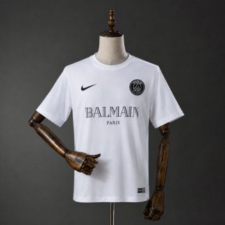 PSG x Balmain 2020/21 Retro Träningströja Herr Vit Fotbollströja