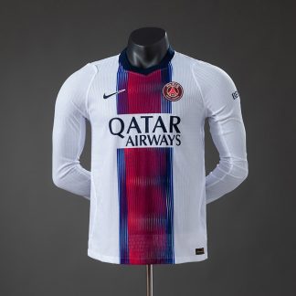 Paris Saint-Germain PSG 2026/27 Bortatröja Spelarversion Långärmad Fotbollströja Herr