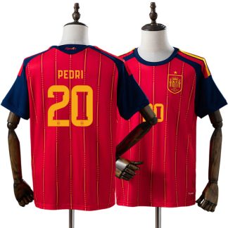 Pedri 20 Spanien VM 2026 Hemmatröja Herr Röd Kortärmad Fotbollströja