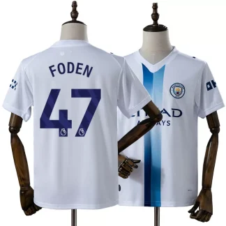 Phil Foden 47 Manchester City 2026/27 Tredjetröja Herr Vit Fotbollströja