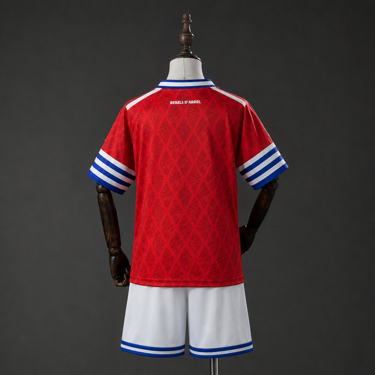 RCD Espanyol 2026/27 Bortaställ Barn Kortärmad med Shorts