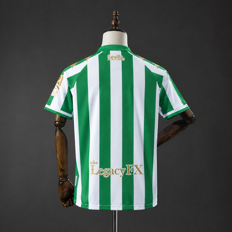 Real Betis 2021/22 Copa del Rey Retrotröja Herr Grön och Vit