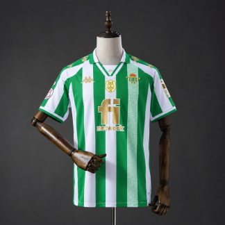 Real Betis 2021/22 Copa del Rey Retrotröja Herr Grön och Vit