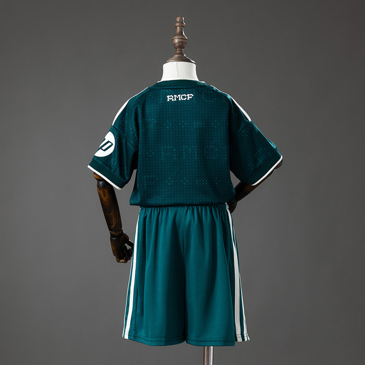 Real Madrid 2026/27 Bortaställ Barn Mörkgrön med Shorts