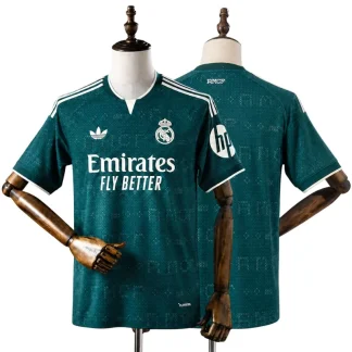 Real Madrid 2026/27 Bortatröja Herr Kortärmad Mörkgrön Fotbollströja