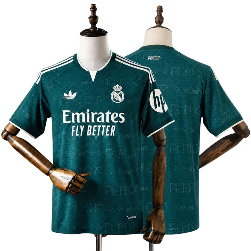 Real Madrid 2026/27 Bortatröja Herr Kortärmad Mörkgrön Fotbollströja