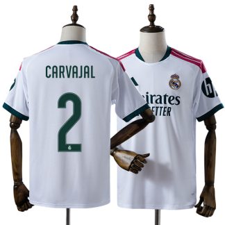 Real Madrid 2026/27 Dani Carvajal 2 Hemmatröja Herr Vit Fotbollströja