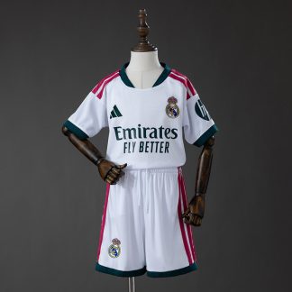 Real Madrid 2026/27 Hemmaställ Barn Vit med Shorts