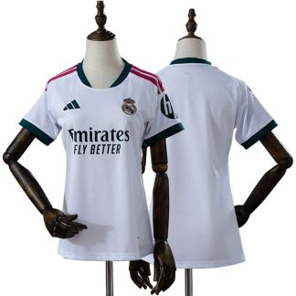 Real Madrid 2026/27 Hemmatröja Dam Kortärmad Vit Fotbollströja