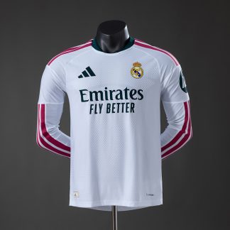 Real Madrid 2026/27 Hemmatröja Spelarversion Herr Långärmad Fotbollströja