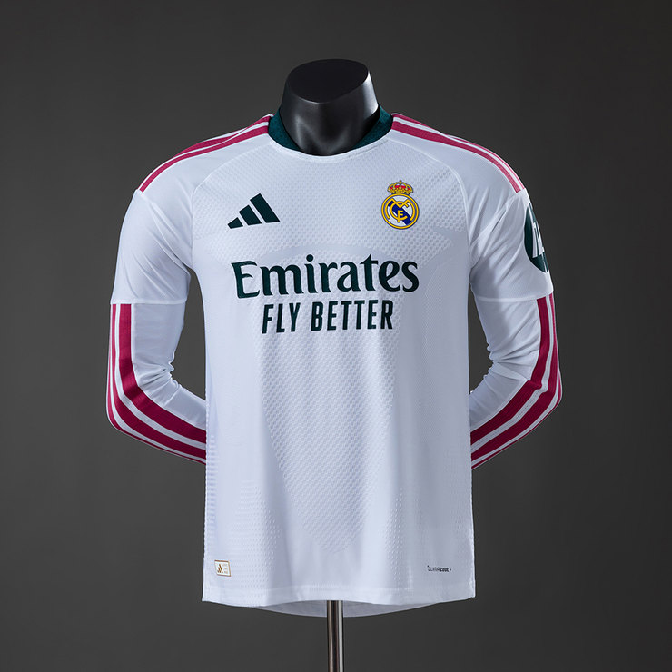 Real Madrid 2026/27 Hemmatröja Spelarversion Herr Långärmad Fotbollströja