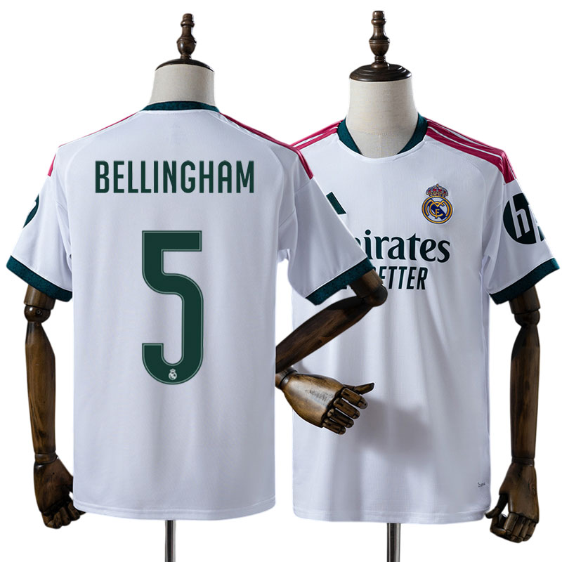 Real Madrid 2026/27 Jude Bellingham 5 Hemmatröja Herr Vit Fotbollströja