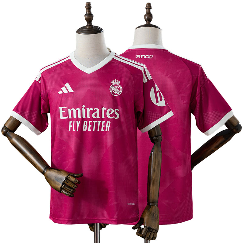 Real Madrid 2026/27 Tredjetröja Herr Kortärmad Rosa Fotbollströja
