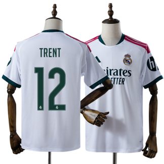 Real Madrid 2026/27 Trent Alexander-Arnold 12 Hemmatröja Herr Vit Fotbollströja