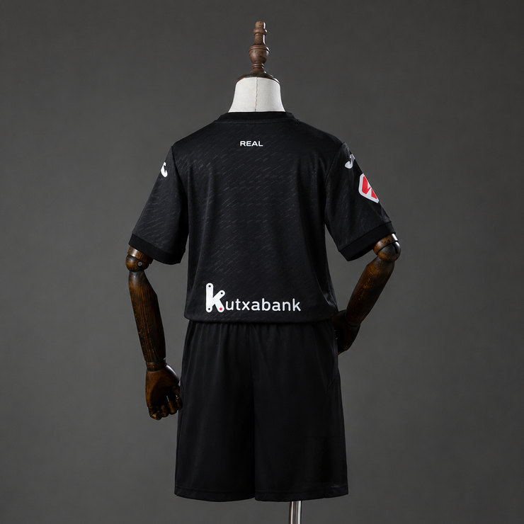 Real Sociedad 2026/27 Bortaställ Barn Kortärmad med Shorts