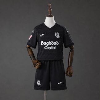 Real Sociedad 2026/27 Bortaställ Barn Kortärmad med Shorts