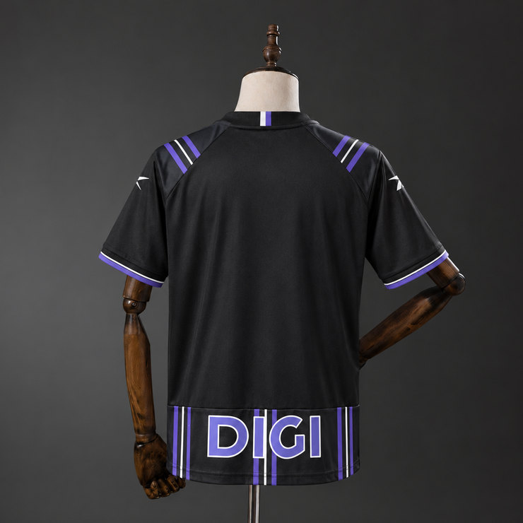 Real Valladolid 2026/27 Bortatröja Herr Svart Lila Fotbollströja