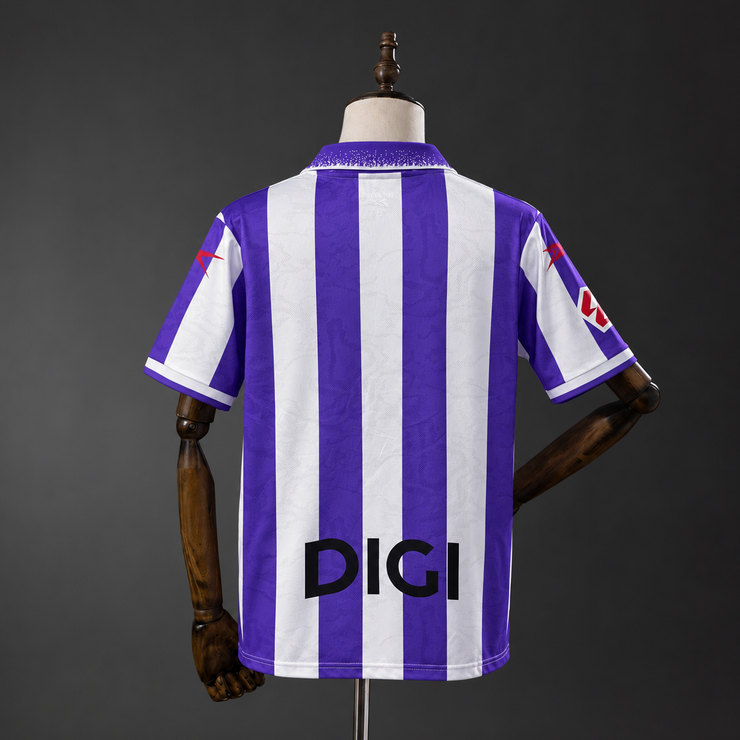 Real Valladolid 2026/27 Hemmatröja Herr Vit Lila Fotbollströja